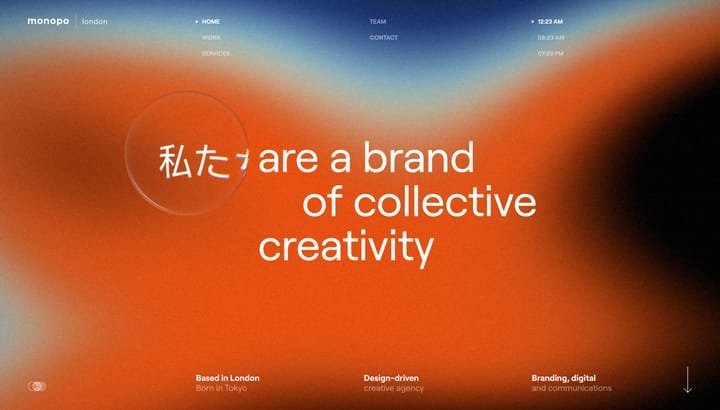 monopo london | Tokyo-born design-driven creative agency.