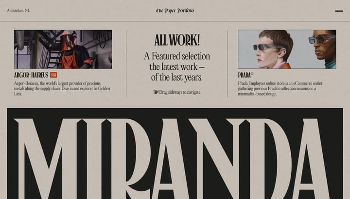 Miranda — Paper Portfolio